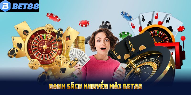 Danh sách khuyến mãi BET88 mang đến lợi ích vượt trội